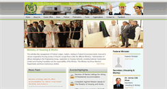 Desktop Screenshot of mohw.gov.pk