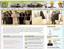 Tablet Screenshot of mohw.gov.pk